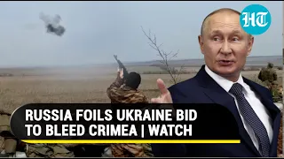 On Cam: How Russian guns shot down Ukrainian drone in annexed Crimea | Watch