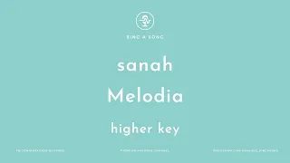 sanah - Melodia (Karaoke/Instrumental) Higher Key