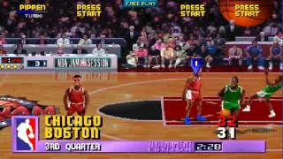 NBA Jam TE ARCADE 1080P HD PLAYTHROUGH - CHICAGO BULLS VS BOSTON CELTICS