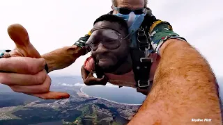 The Garden Route skydive Plettenberg Bay 🇿🇦 | Adrenaline 😳😳🤯 | Scenic | Amapiano