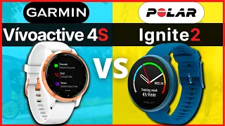 Garmin VIVOACTIVE 4S vs Polar IGNITE 2 (Best Fitness Tracker + Best Fitness Watch)