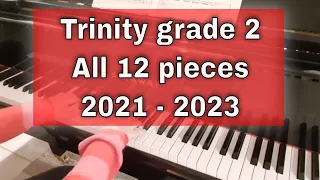 Trinity piano grade 2 2021-2023  |  complete book in one video