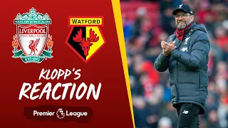 Klopp's Reaction: We scored exceptional goals | Liverpool v Watford