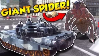 EDF 4.1 - GIANT SPIDERS Vs TANK! - Earth Defense Force 4.1 Multiplayer Gameplay