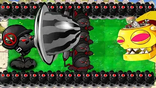 Doom Gatling Melon With Doom Shroom Cattail vs Dr.Zomboss Giga - Plants vs Zombies Hack