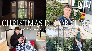 “He doesn’t need help getting it up!” | Decorate For Christmas With Us! I Daley Weekly