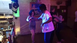 pregnancy salsa dancing at 8 month - Shaqed & Alix in Budapest לרקוד סלסה בהריון
