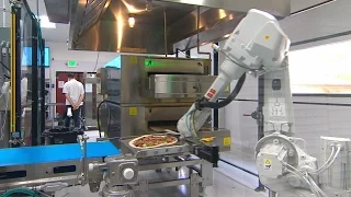 Watch these robots making pizza