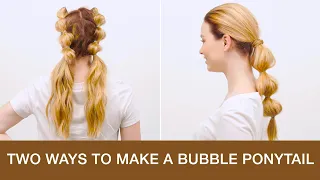 Two Ways to Make a Bubble Ponytail | Kenra Professional