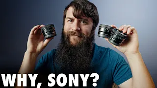 REDUNDANT & EXPENSIVE? Sony Lens Review For Filmmakers | 24mm 2.8, 40mm 2.5, 50mm 2.5