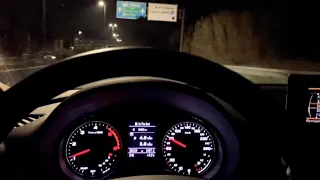 Audi A3 Sedan 2.0 tdi Fuel consumption test on 90 km/h