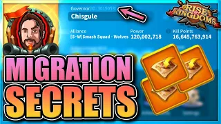 Revealing migration secrets [find best players; migrate to best kingdom] Rise of Kingdoms