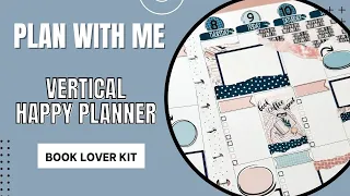 Plan With Me | Vertical Happy Planner | PlannerKate Book Lover Kit