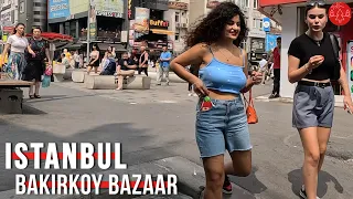 BAKIRKOY Bazaar Istanbul Turkey Walking Tour |4K HDR