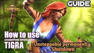 How to use Tigra |Full Breakdown| - Marvel Contest of Champions