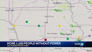 Hundreds without power in metro