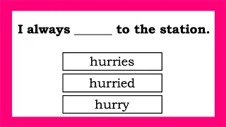 PRESENT SIMPLE Quiz 📚  Can you pass this Quiz?