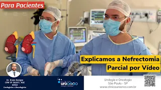 Nódulo no Rim. Cirurgia por video para o tratamento, com a preservação do rim. Entenda