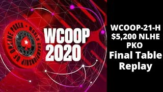 WCOOP 2020 | $5,200 NLHE PKO Event 21-H: Final Table Replay with prebz | Pwndidi