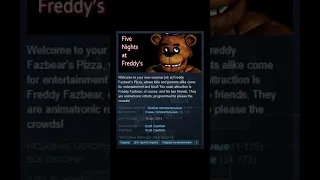 Five Nights at Freddys - Отзывы в Steam как смысл жизни