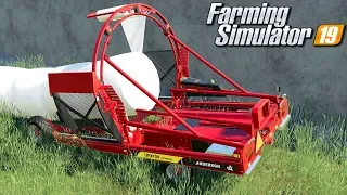 Owijanie bel trawy - Farming Simulator 19 | #44