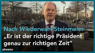 Statement Bundeskanzler Scholz nach der Bundesversammlung am 13.02.22