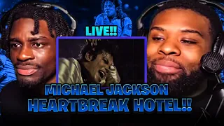 FIRST TIME reacting to Michael Jackson - Heartbreak Hotel | BabantheKidd (Live Yokohama 1987 in HD)