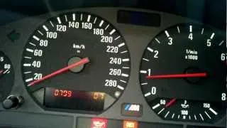 BMW E36 - digital rpm on display (hidden features)