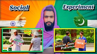 I AM FROM PAKISTAN VS INDIA || HUG ME or SLAP ME (Social Experiment)