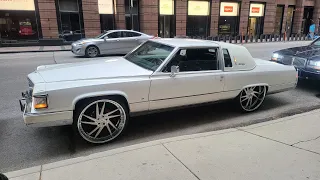 90d out 85 Fleetwood brougham coupe on 26s