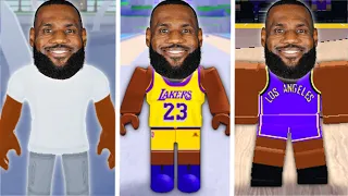 I Became Lebron James In Every Roblox Basketball Game!