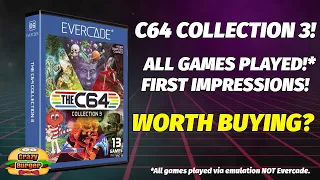 Evercade C64 Collection 3! ALL Games Played & First Impressions! Includes Paradroid & Boulder Dash!