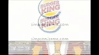 Burger King Simpsons Movie Tie In ad - Mock Krusty Burger ad (August 2007)