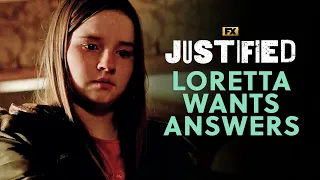 Loretta Discovers Who Killed Her Dad - Scene | Justified | FX