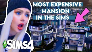 Extreme Sims 4 Builds // Building the MOST EXPENSIVE Modern Mansion in The Sims 4