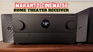 Marantz Cinema 50 Review: Ultimate 9.4-Channel Home Theater Receiver | Dolby Atmos & More!
