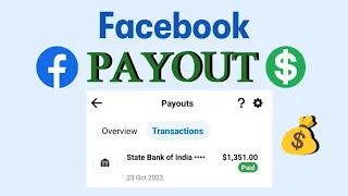 Facebook payout process 2024 explained #payout #facebookpayout #monetization