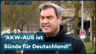 Söder: Atom-Aus ist SCHWERER FEHLER und echte Gefahr für Deutschland