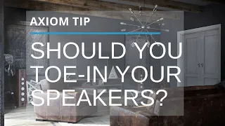 How To Toe In Speakers (and Why You Would Want To!)