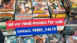 old Hindi VHS video cassettes for sale