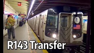 ⁴ᴷ R143 Transfer Train at West 4th Street and Grand Street