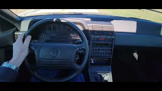 Alfa Romeo 164 on road 1