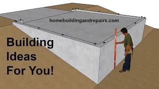 Ideas For Building Concrete Garage Foundation On Sloping Hillside - Home Building Learning Examples