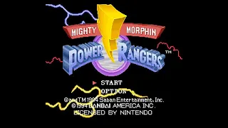 Mighty Morphin Power Rangers - Area 1 (SNES Games)