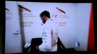 2015 JULES BIANCHI / hamilton cries for julis Bianchi and hides his face 2015