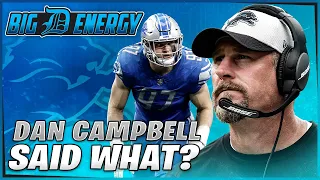 Dan Campbell Thinks Hutch will GO OFF for the Detroit Lions