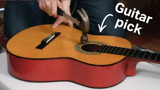 Yousician How-To: Getting a Pick Out of an Acoustic Guitar