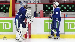 Nate Schmidt Mic'd Up at Canucks Training Camp (January 05, 2021)