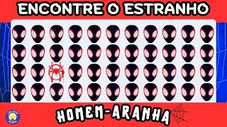 ENCONTRE O ESTRANHO HOMEM-ARANHA | Emoji Diferente | Edição do Aranha Verso #mundolabquiz 🕷🕸