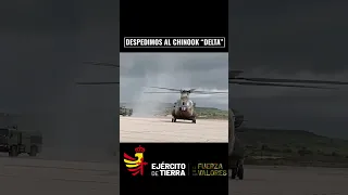 Se despide el Chinook Delta en el Ejército de Tierra tras 33 años de servicio.